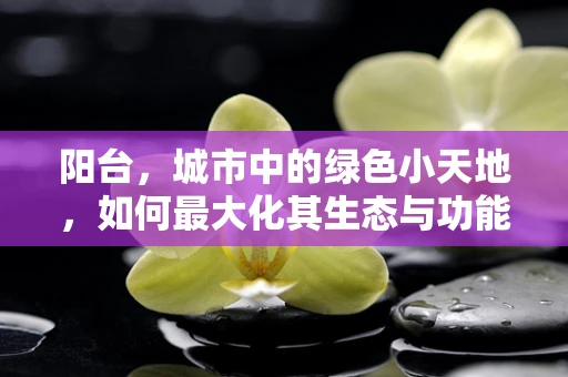 阳台，城市中的绿色小天地，如何最大化其生态与功能价值？