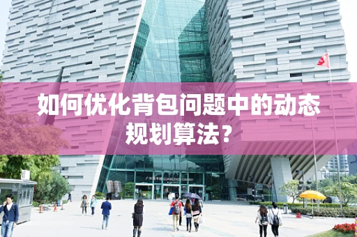 如何优化背包问题中的动态规划算法？