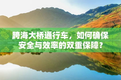 跨海大桥通行车，如何确保安全与效率的双重保障？