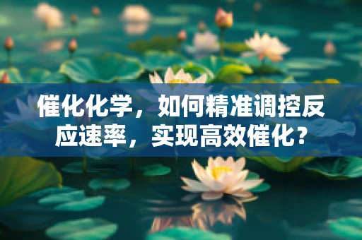 催化化学，如何精准调控反应速率，实现高效催化？