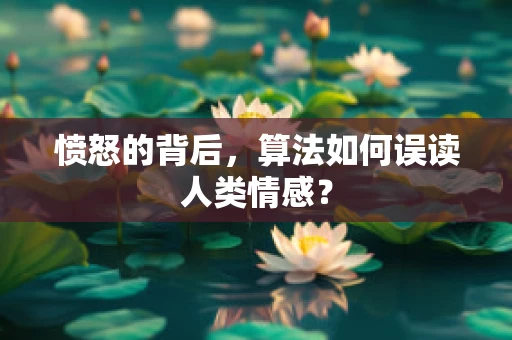 愤怒的背后，算法如何误读人类情感？