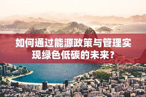 如何通过能源政策与管理实现绿色低碳的未来？