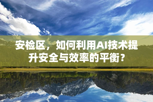 安检区，如何利用AI技术提升安全与效率的平衡？