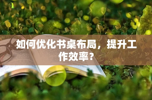 如何优化书桌布局，提升工作效率？