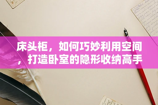 床头柜，如何巧妙利用空间，打造卧室的隐形收纳高手？