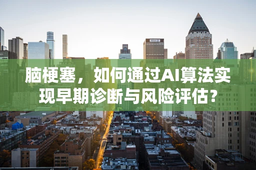 脑梗塞，如何通过AI算法实现早期诊断与风险评估？