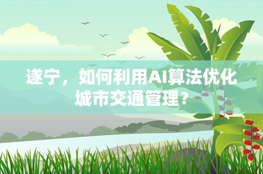 遂宁，如何利用AI算法优化城市交通管理？