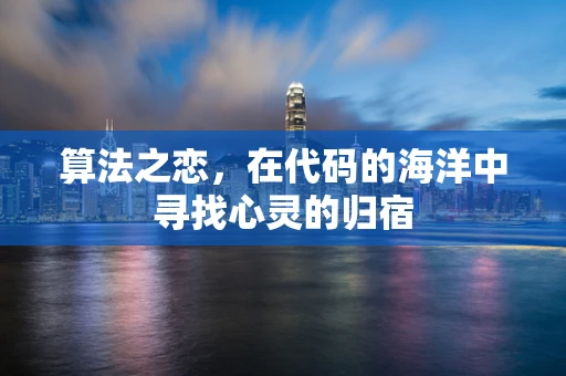 算法之恋，在代码的海洋中寻找心灵的归宿