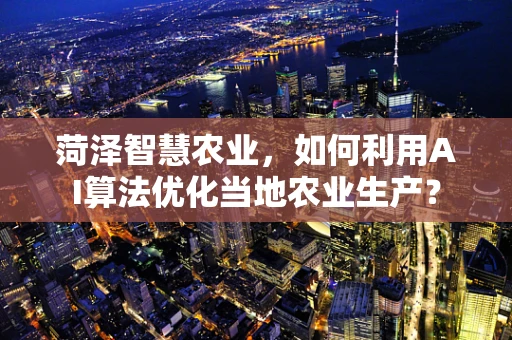 菏泽智慧农业，如何利用AI算法优化当地农业生产？
