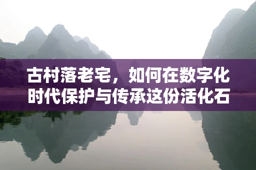 古村落老宅，如何在数字化时代保护与传承这份活化石？