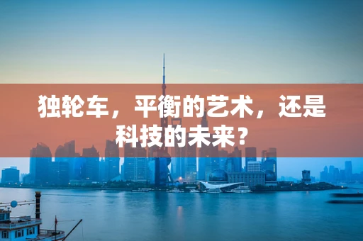 独轮车，平衡的艺术，还是科技的未来？