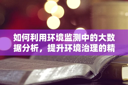 如何利用环境监测中的大数据分析，提升环境治理的精准度？