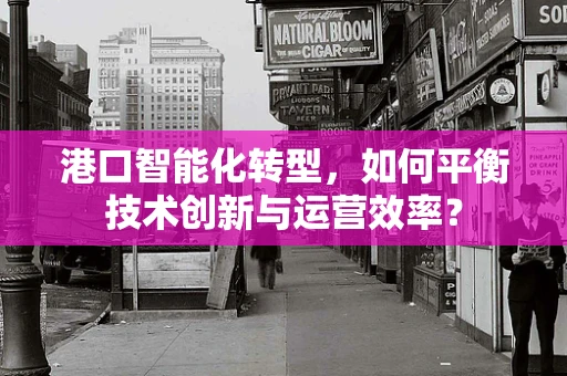 港口智能化转型，如何平衡技术创新与运营效率？