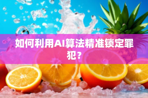 如何利用AI算法精准锁定罪犯？
