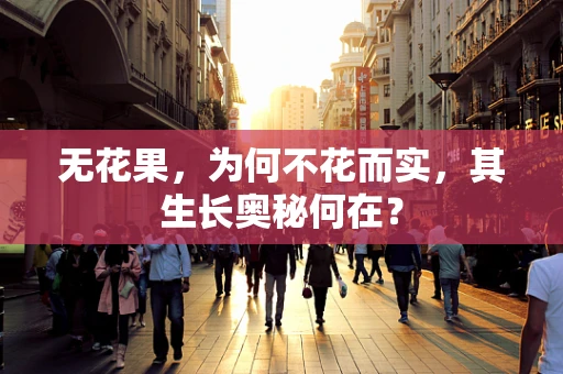 无花果，为何不花而实，其生长奥秘何在？
