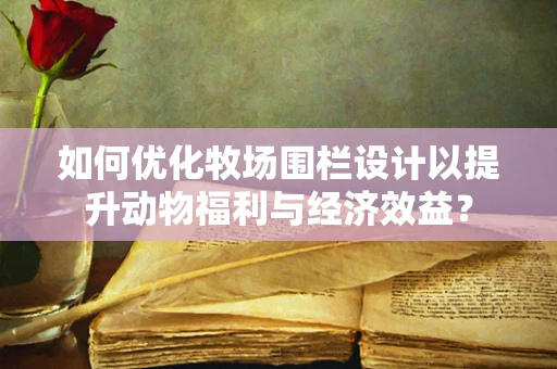 如何优化牧场围栏设计以提升动物福利与经济效益？