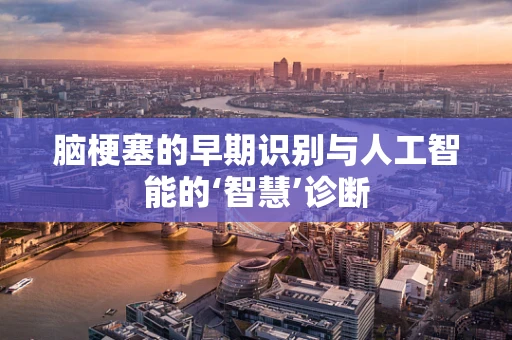 脑梗塞的早期识别与人工智能的‘智慧’诊断