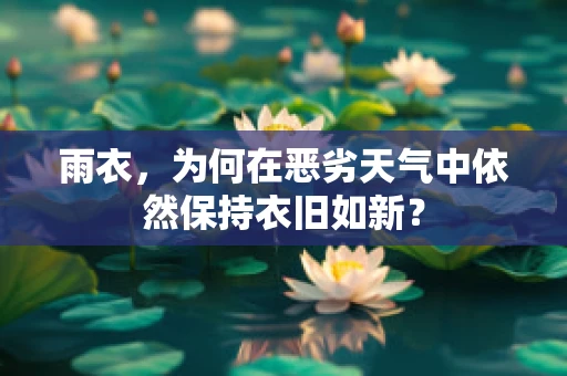 雨衣，为何在恶劣天气中依然保持衣旧如新？