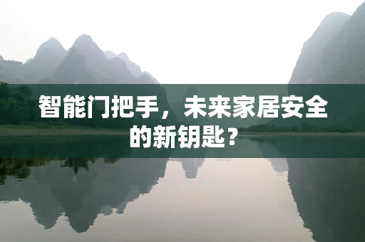 智能门把手，未来家居安全的新钥匙？