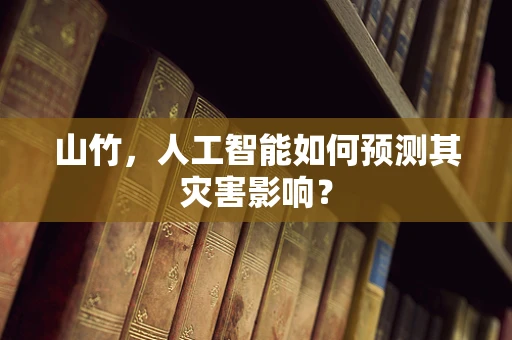 山竹，人工智能如何预测其灾害影响？