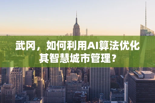 武冈，如何利用AI算法优化其智慧城市管理？