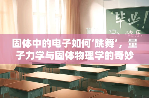 固体中的电子如何‘跳舞’，量子力学与固体物理学的奇妙交响