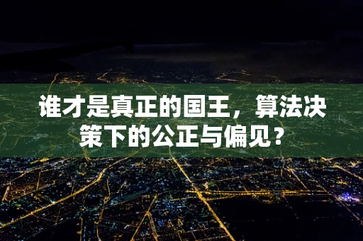 谁才是真正的国王，算法决策下的公正与偏见？