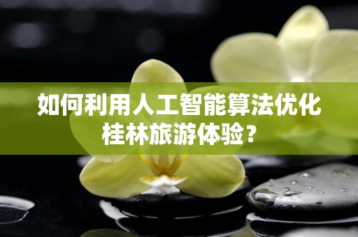 如何利用人工智能算法优化桂林旅游体验？