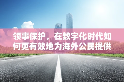 领事保护，在数字化时代如何更有效地为海外公民提供安全保障？