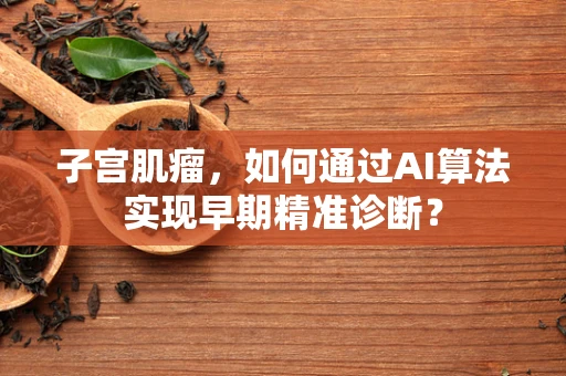 子宫肌瘤，如何通过AI算法实现早期精准诊断？