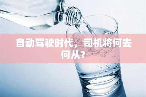 自动驾驶时代，司机将何去何从？
