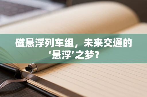 磁悬浮列车组，未来交通的‘悬浮’之梦？