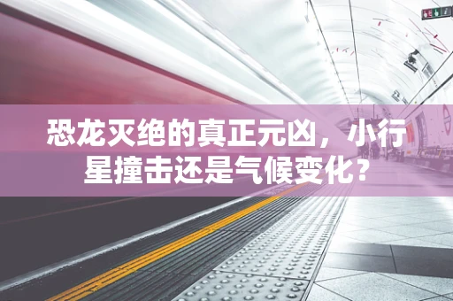 恐龙灭绝的真正元凶，小行星撞击还是气候变化？