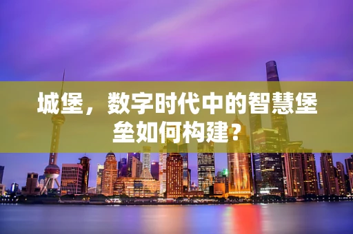城堡，数字时代中的智慧堡垒如何构建？