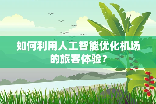 如何利用人工智能优化机场的旅客体验？