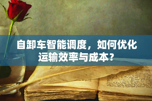 自卸车智能调度，如何优化运输效率与成本？
