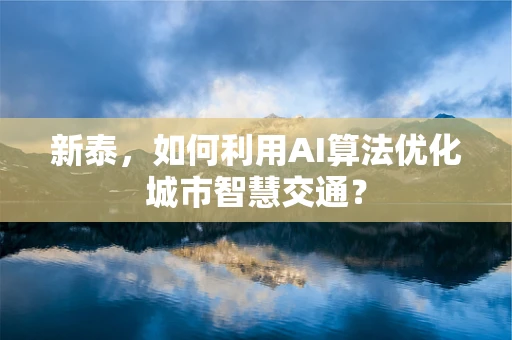 新泰，如何利用AI算法优化城市智慧交通？