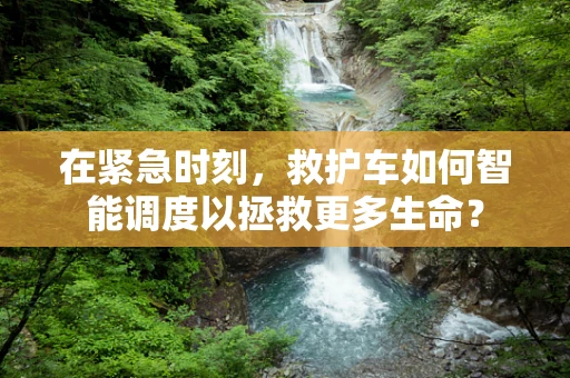 在紧急时刻，救护车如何智能调度以拯救更多生命？