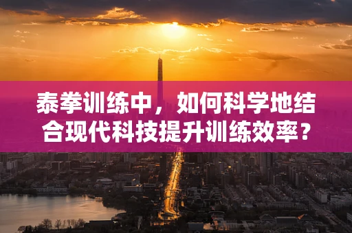 泰拳训练中，如何科学地结合现代科技提升训练效率？