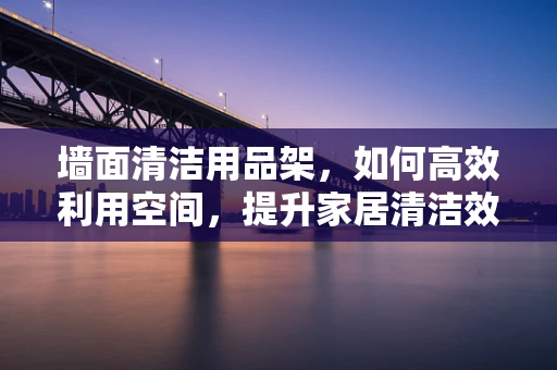 墙面清洁用品架，如何高效利用空间，提升家居清洁效率？