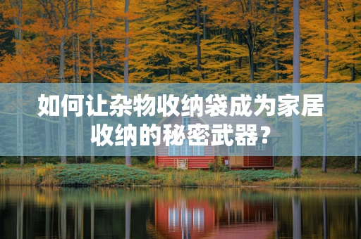 如何让杂物收纳袋成为家居收纳的秘密武器？