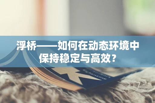 浮桥——如何在动态环境中保持稳定与高效？