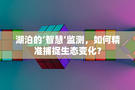 湖泊的‘智慧’监测，如何精准捕捉生态变化？