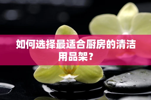 如何选择最适合厨房的清洁用品架？