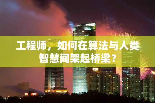 工程师，如何在算法与人类智慧间架起桥梁？