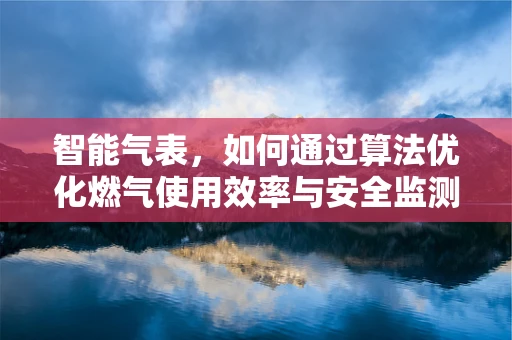 智能气表，如何通过算法优化燃气使用效率与安全监测？
