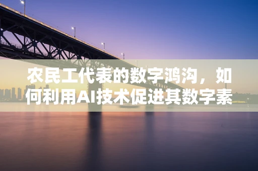 农民工代表的数字鸿沟，如何利用AI技术促进其数字素养与权益？