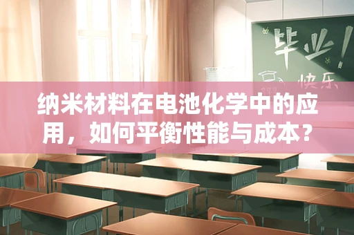 纳米材料在电池化学中的应用，如何平衡性能与成本？