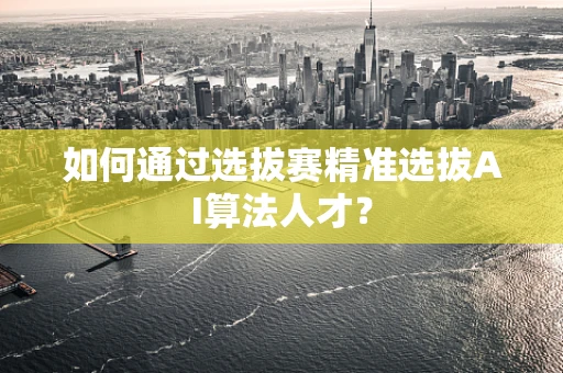 如何通过选拔赛精准选拔AI算法人才？