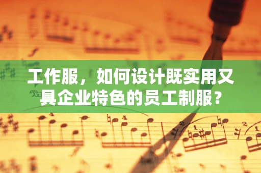 工作服，如何设计既实用又具企业特色的员工制服？